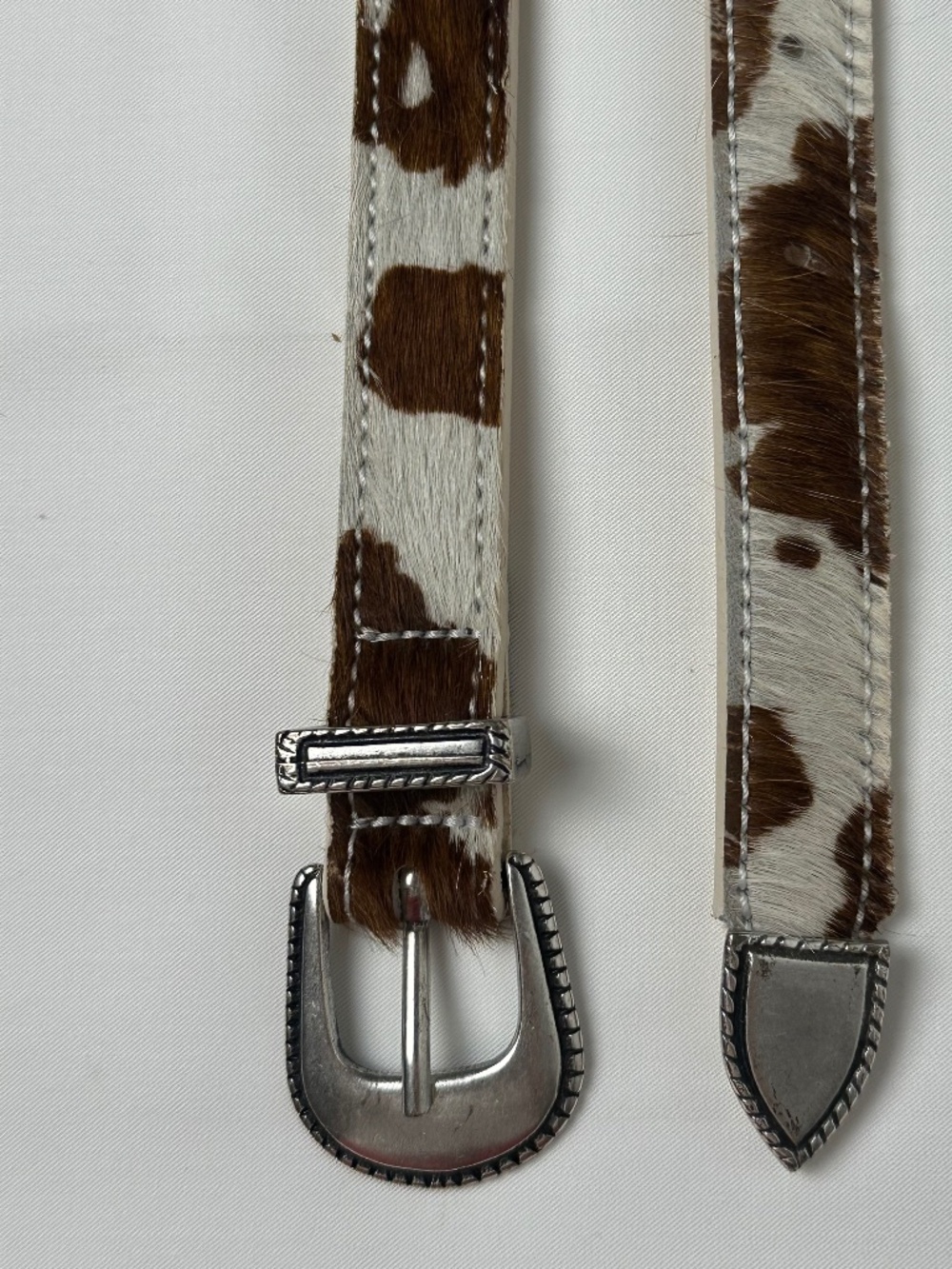 École de Pensée Cow Hair Western Belt